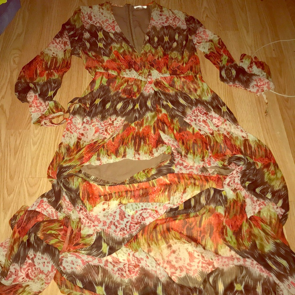 Romper with train